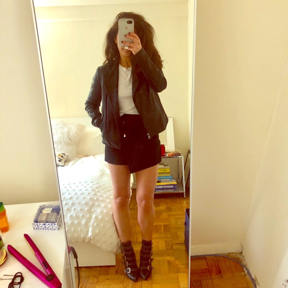 AQUA genuine leather jacket !! 🖤🖤